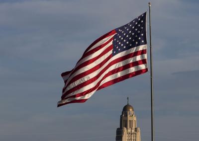 Flag near O Street, 2016