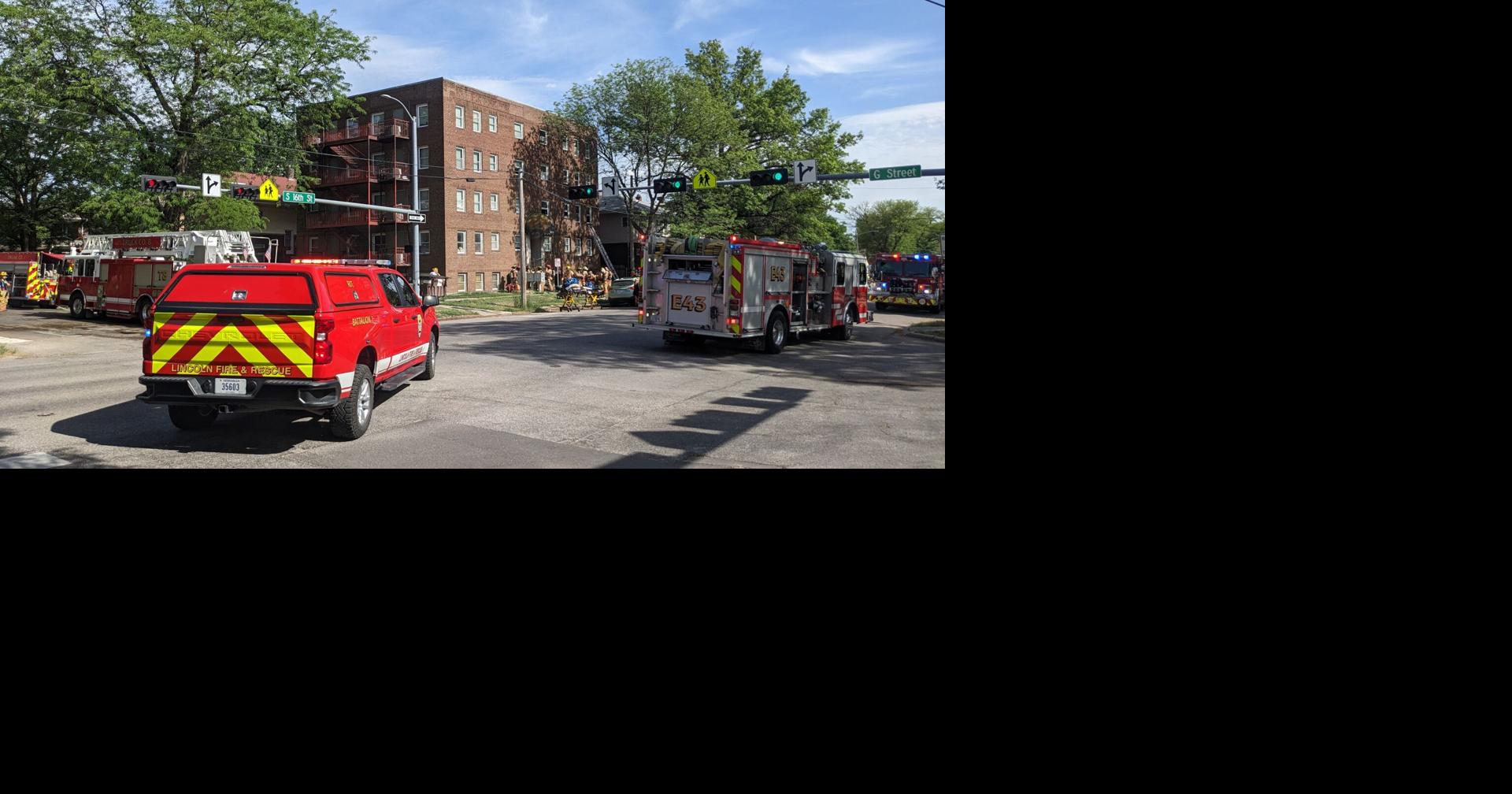 Dog dies, resident injured in central Lincoln apartment fire