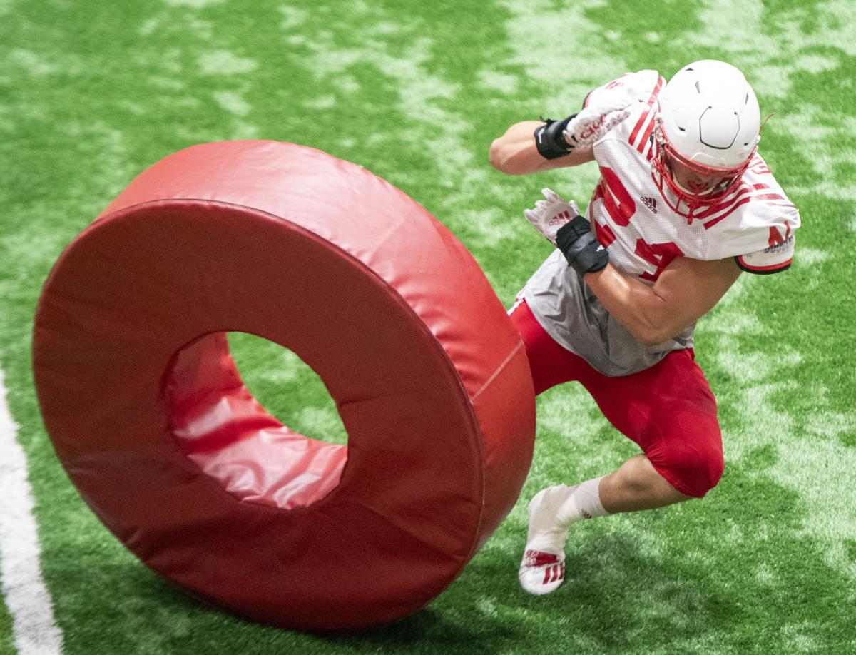 Nebraska football practice, 4.7