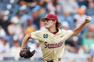 Florida State strikes early in win over North Carolina in College World Series elimination game
