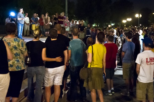 Hate crime rallly