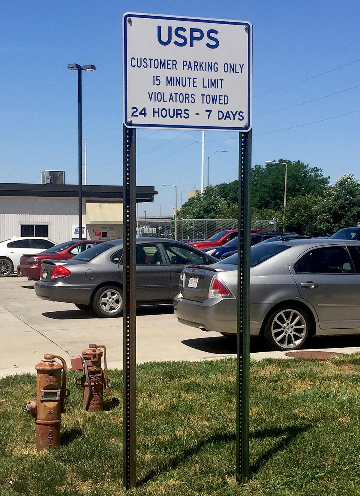 Post office sign
