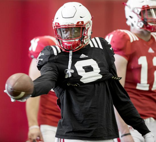 Nebraska football practice, 10/11