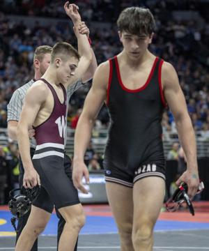Brehm's breakthrough win part of huge day for Waverly wrestling as Vikings send six to finals