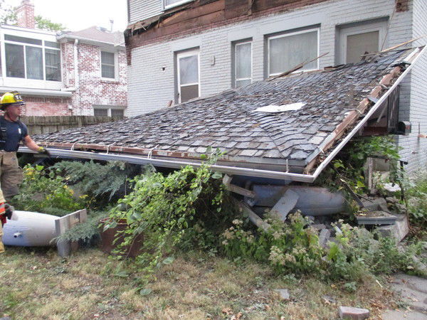 Porch crash