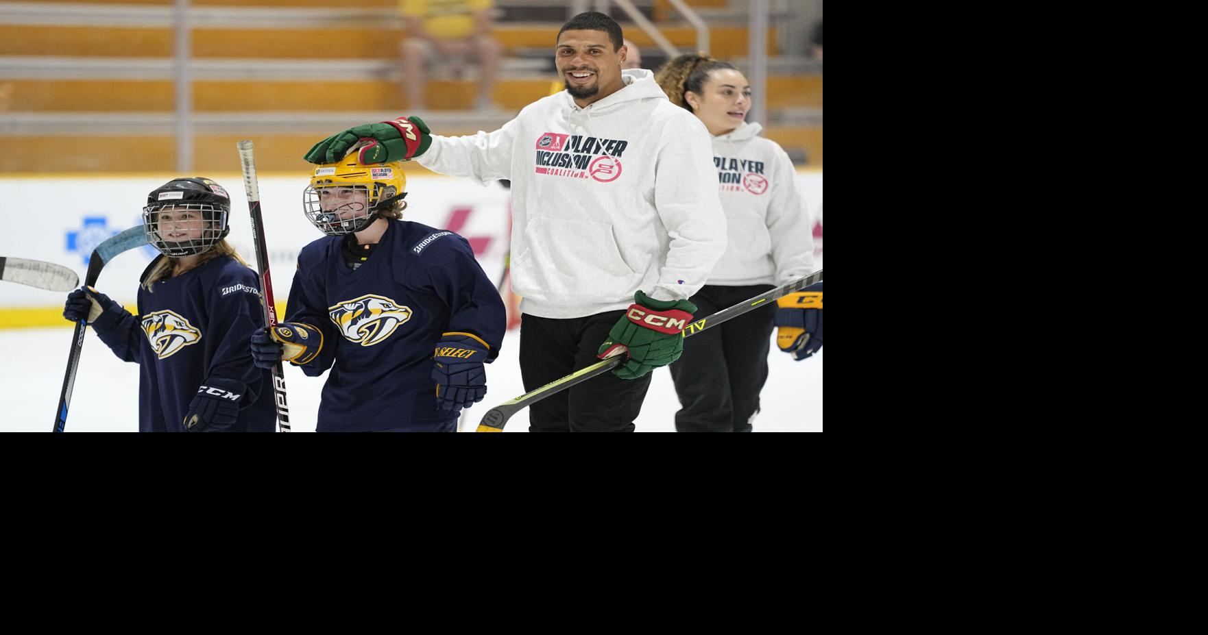 P.K. Subban hosted a children's hockey clinic to raise $50,000 for