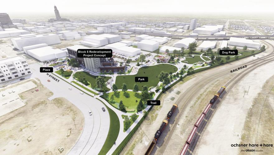 South Haymarket Park and Plaza rendering