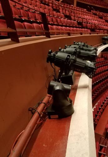 New cameras mounted on balcony railing