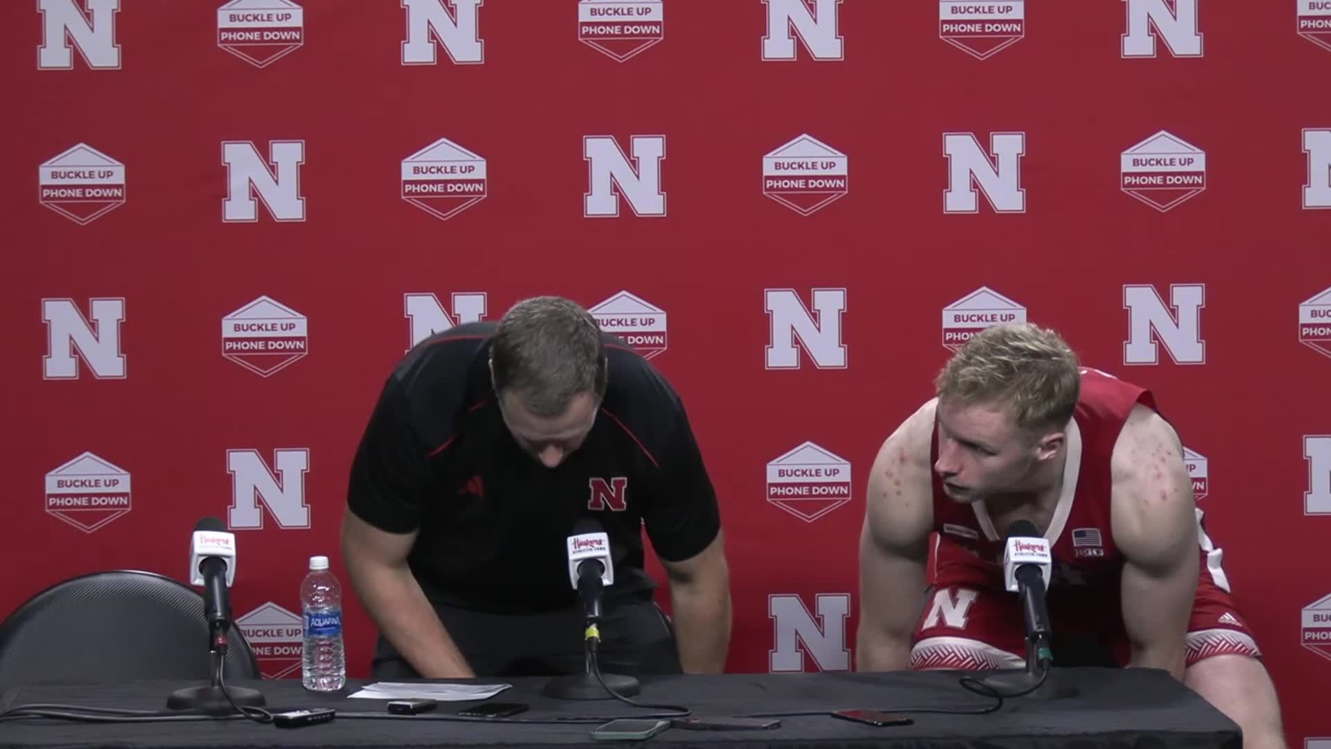 Nebraska s Hoiberg Mast discuss loss to Creighton Dec. 3