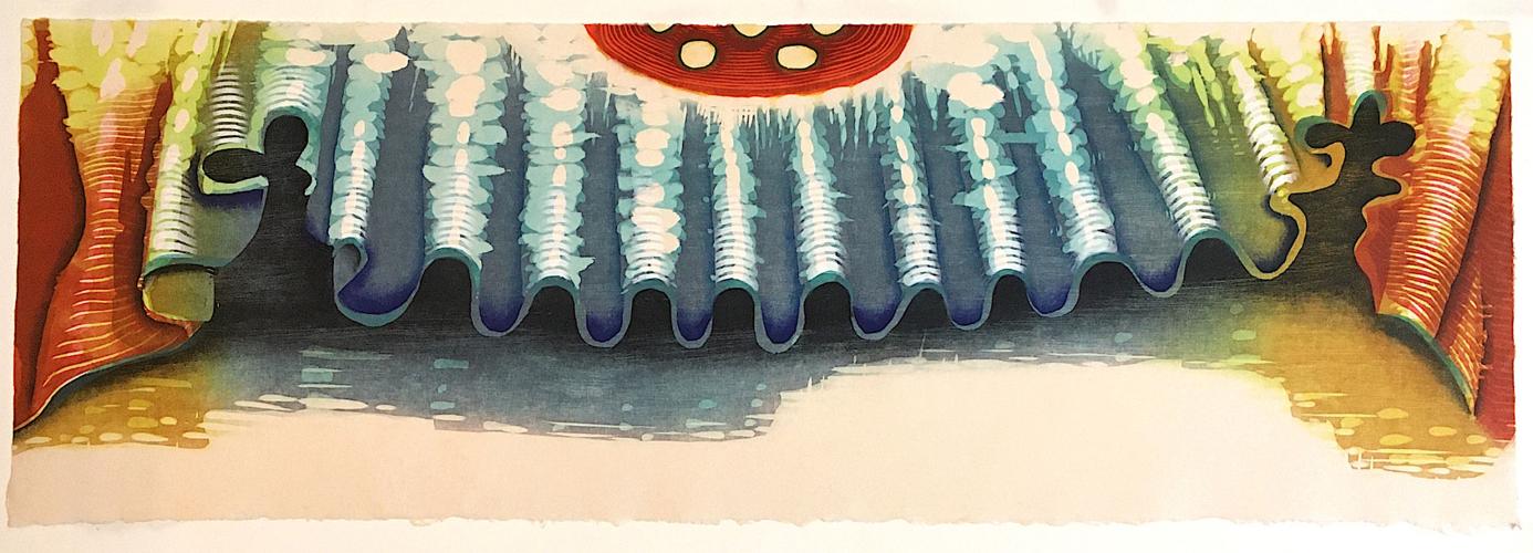 "Blue Cascade" by Karen Kunc