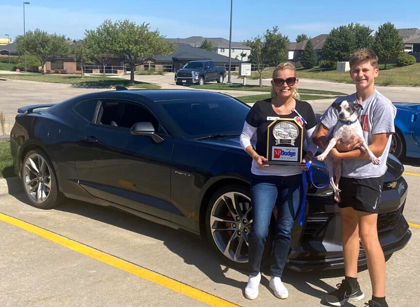 First place: Connie Reddish, 2017 fifth edition Chevrolet Camaro