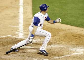 Texas Rangers' Mark Teixeira responds to a question during a press