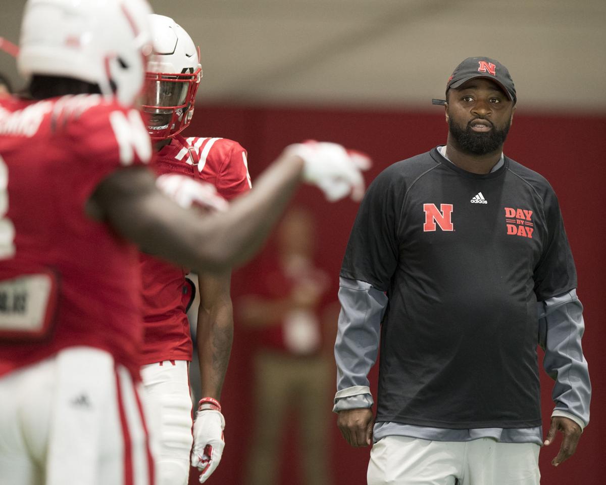 Nebraska football practice, 8/14
