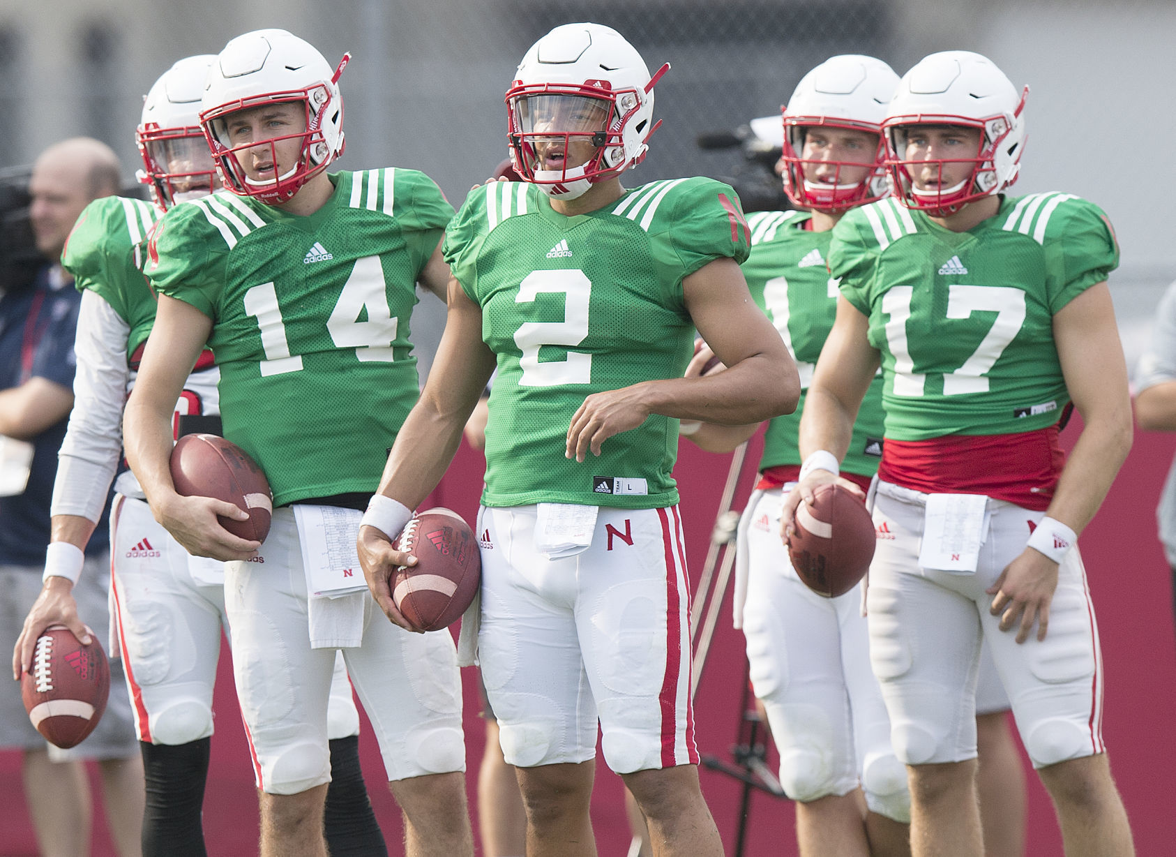 Huskers fall practice, Day 5, 8/8