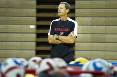 Nebraska volleyball practice
