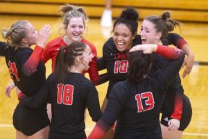 Links shake off slow start to defeat Northeast in four sets