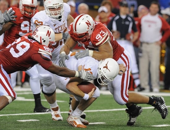 Suh shines brightest in Husker loss