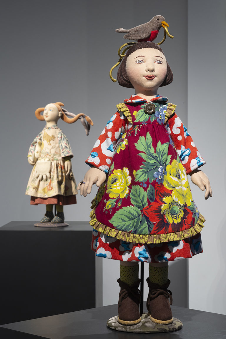 Textile hot sale art dolls