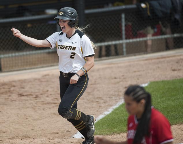 NCAA Regional Softball Missouri vs Nebraska