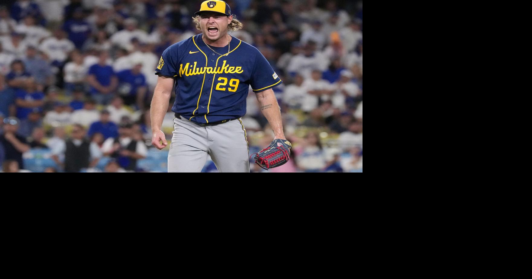 BASEBALL-MLB-LAD-MIL/