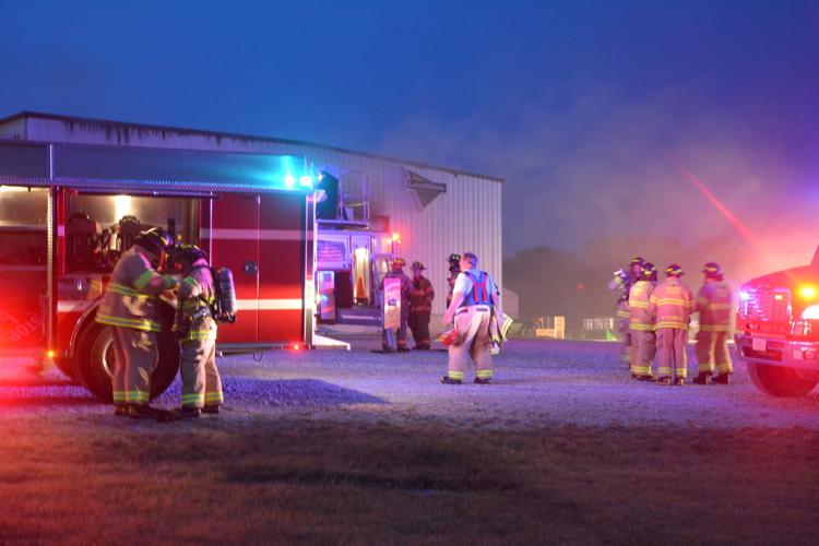 Fire at LandMark Implement