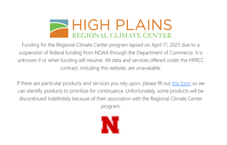 High Plains Regional Climate Center website 4.17