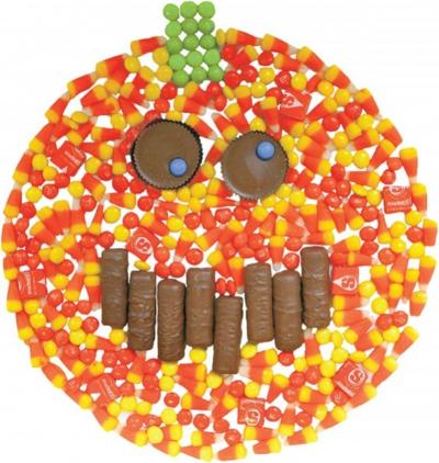 Halloween candy illustration