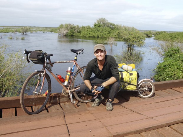 Trevor Wright cycling trip