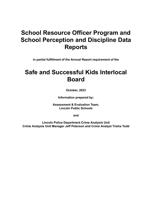 Read the school resource officer report