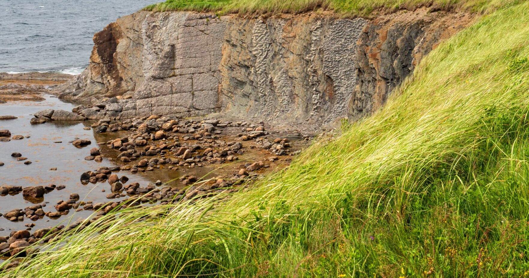 В национальном парке Грос-Морн камни раскрывают историю планеты