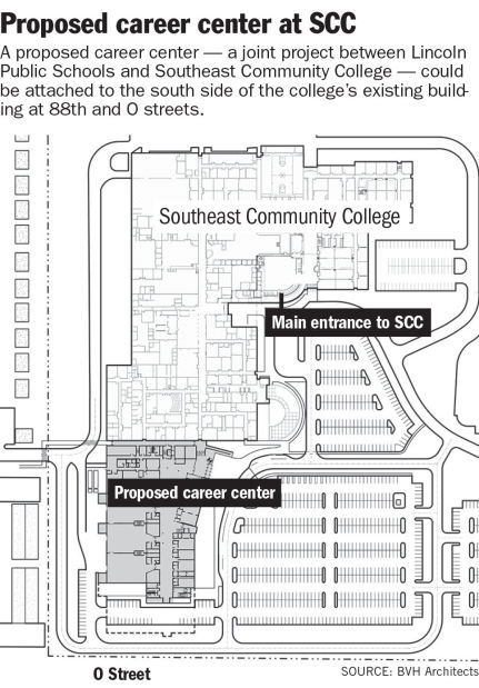 Scc Lincoln Campus Map Career Center Plans Show Scc Expansion, Not A New Building | Education |  Journalstar.com