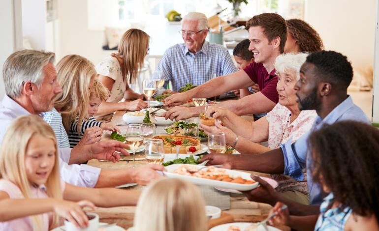Family holiday gathering