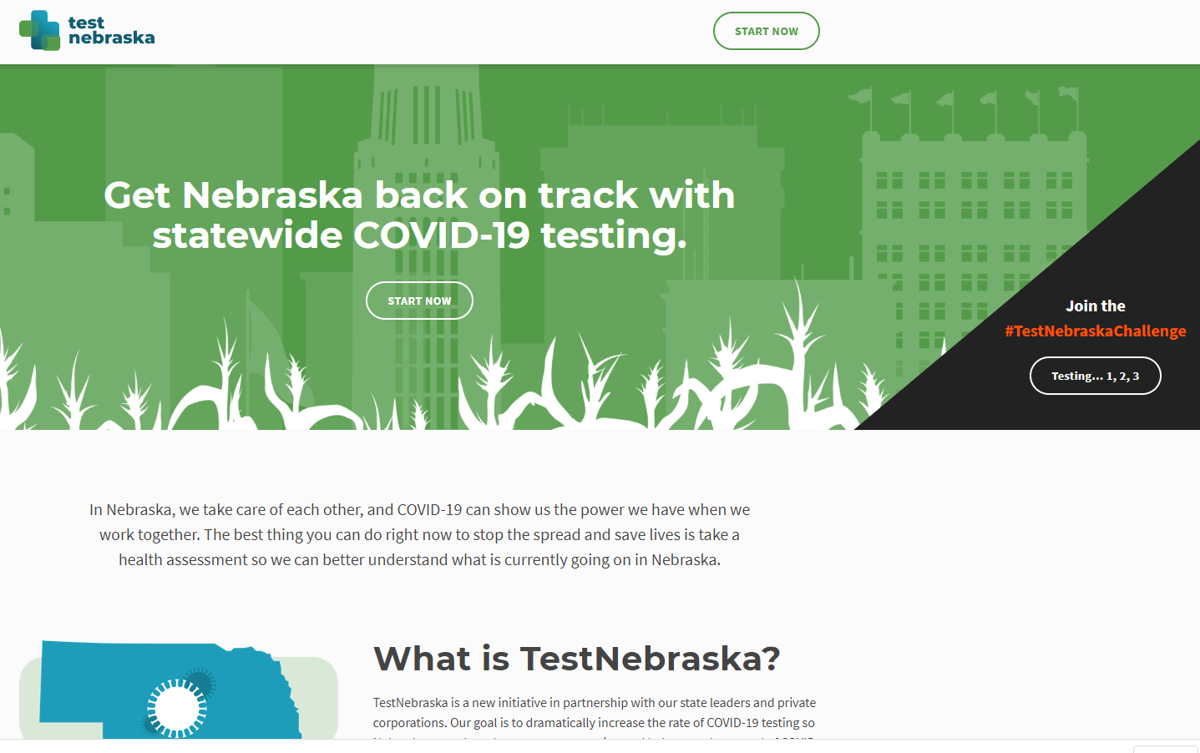 First 20 000 Nebraskans Register In Coronavirus Testing Initiative