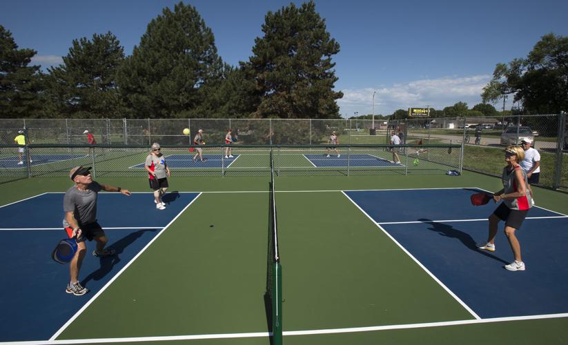 Pickleball court