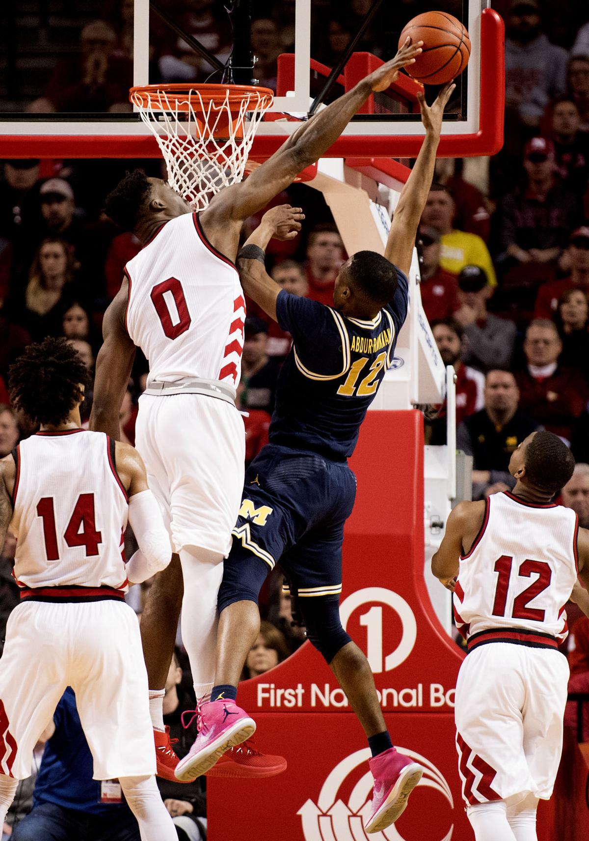 Michigan vs. Nebraska basketball, 1/18/18