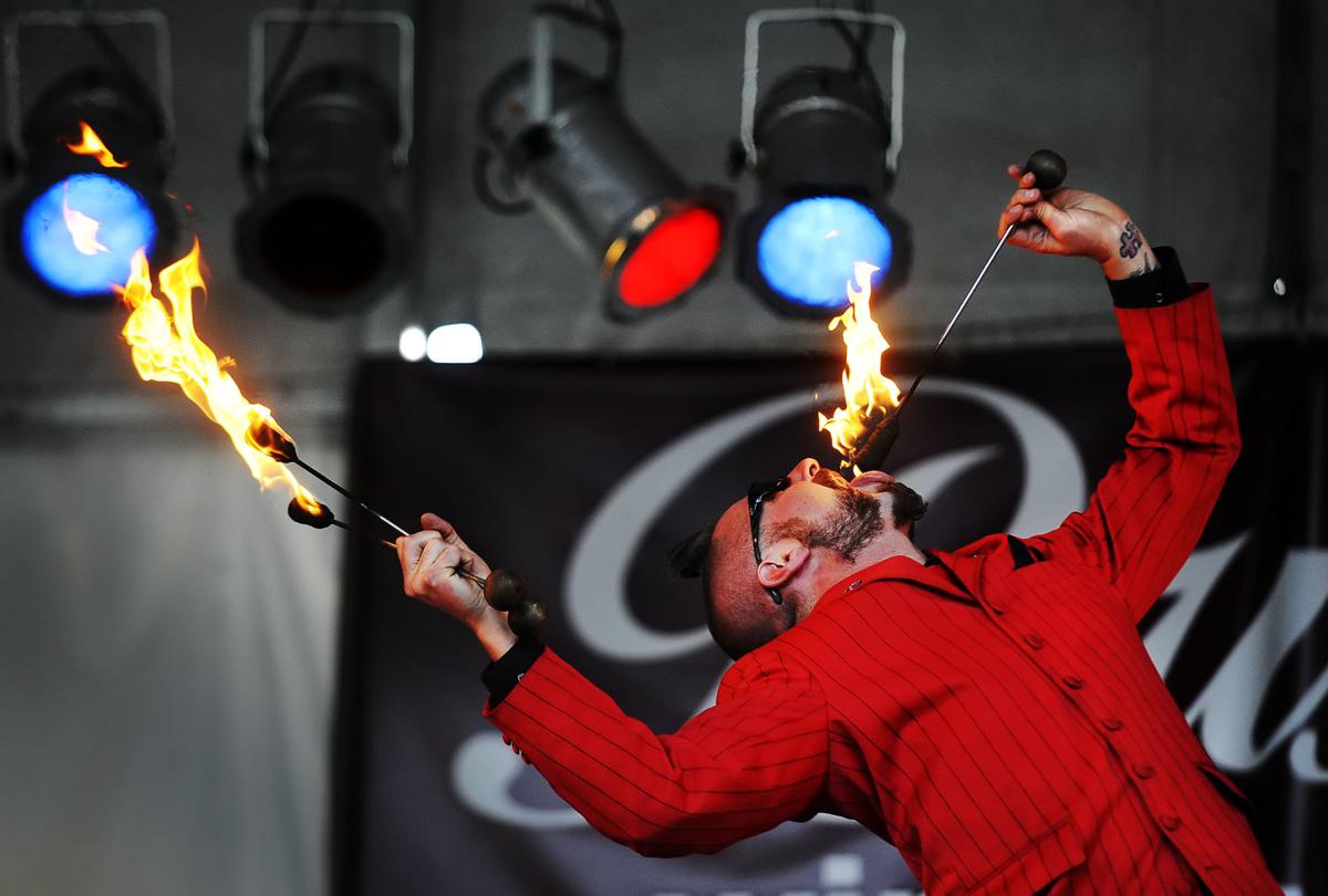 Fire swalllowing