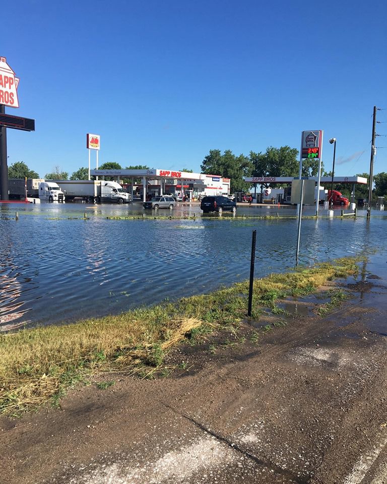 Floodwater swamps Kearney hotels after 9 inches of rain reported in ...