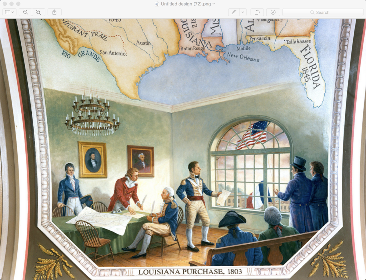 Question #71: What territory did the United States buy from France in 1803?
