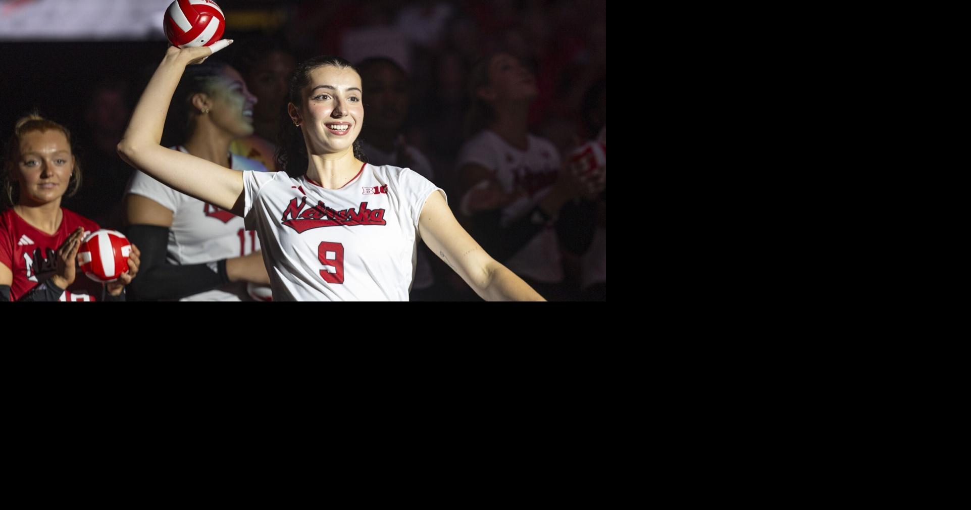 Now feeling part of Husker volleyball 'family,' Virginia Adriano ups her game for Nebraska Brent C. Wagner Lincoln Journal Star Oct 21, 2026