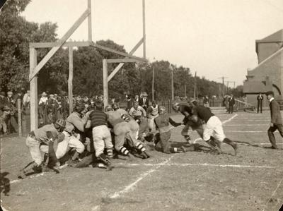 Nebraska scores a touchdown in a 1904 game