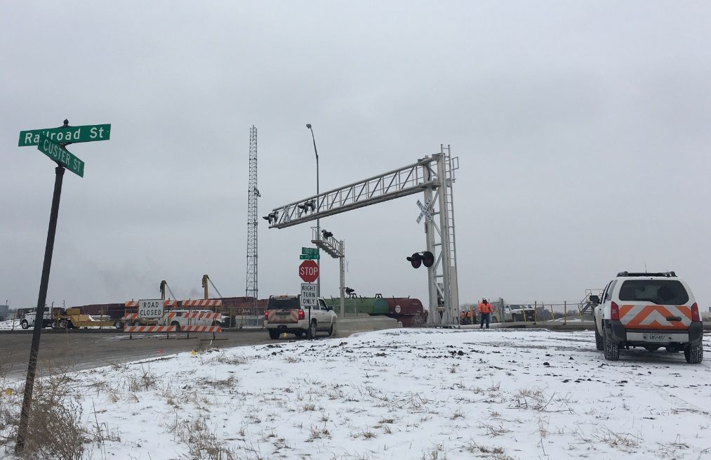Rail yard closed