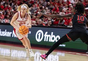 Britt Prince flirts with triple-double as Nebraska women rout Rutgers