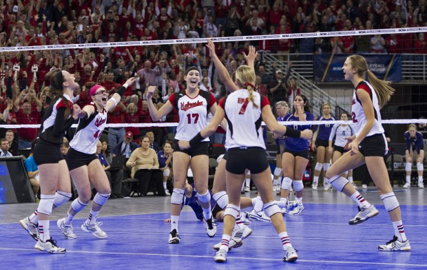 Nebraska volleyball team sweeps into regional final | Volleyball ...