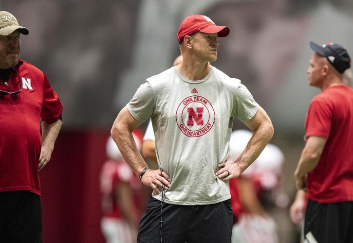 NU football practice, 8.7