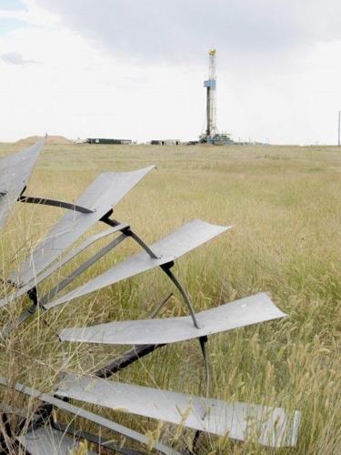 Oil well in Wyoming