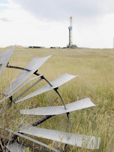 Oil well in Wyoming