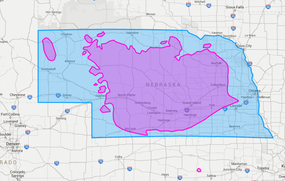 16 countries that fit inside the state of Nebraska