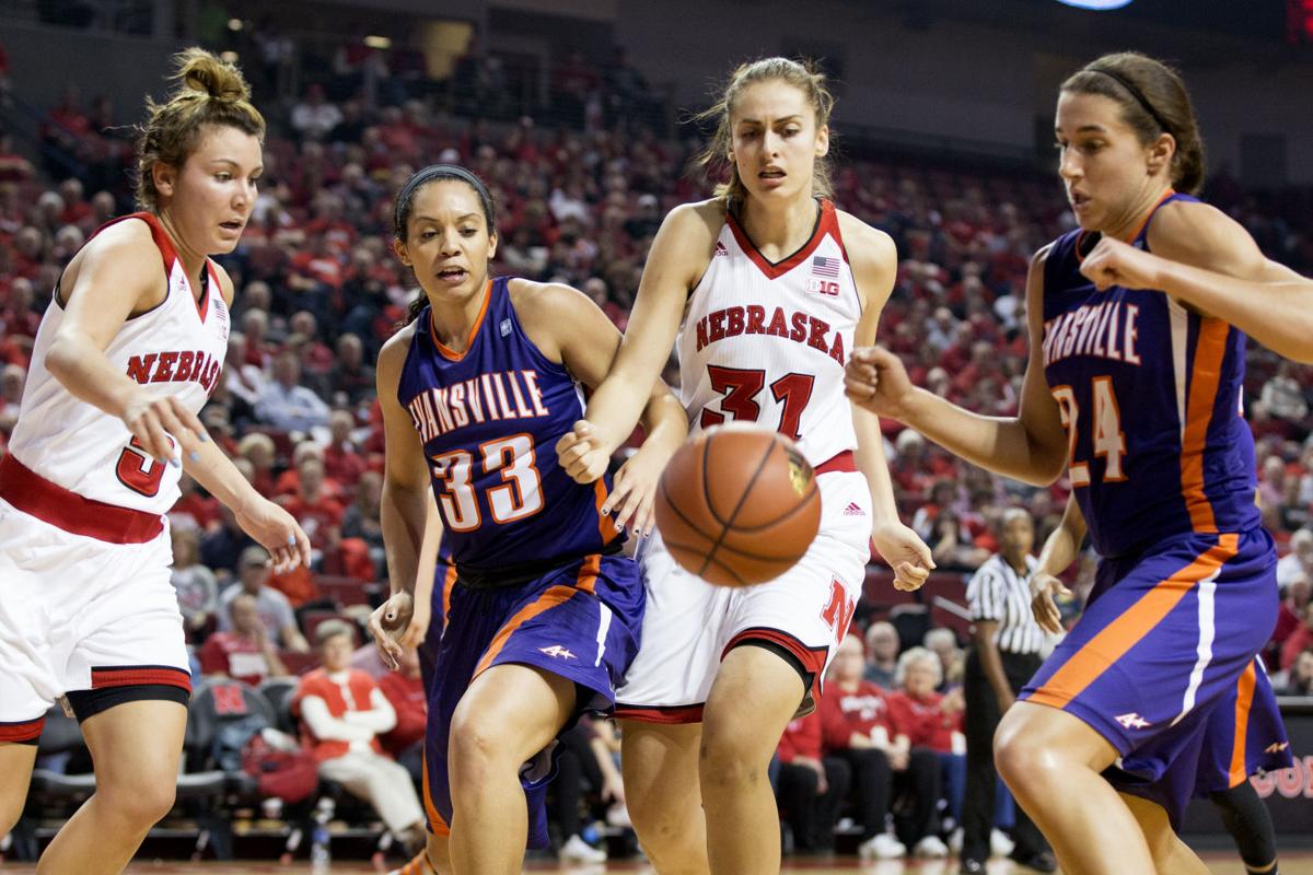 Photos Nebraska routs Evansville in women's basketball Women's Hoops