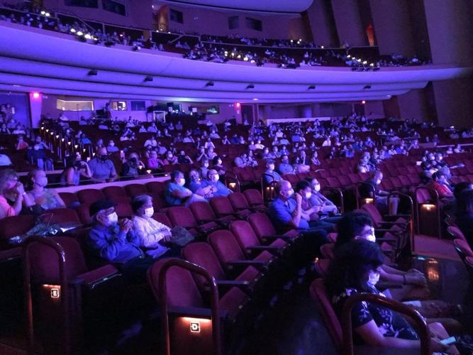 Socially distanced audience