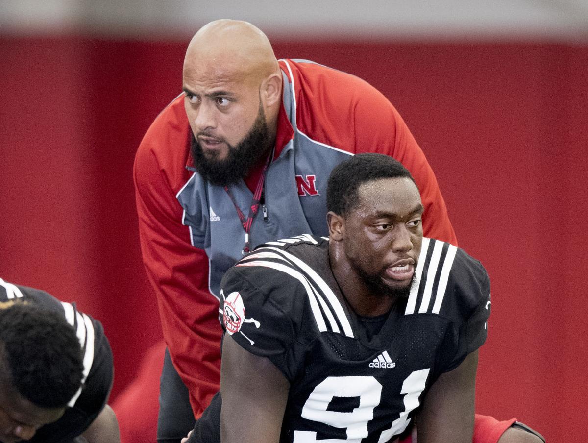 Nebraska football practice, 9/12/17